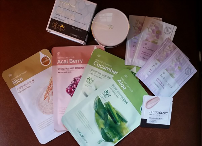 My beauty haul from the Face Shop.
