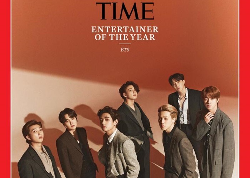 미국 시사 잡지 타임(TIME)이 10일(현지 시간) 방탄소년단을 '올해의 엔터테이너'에 선정했다. 
