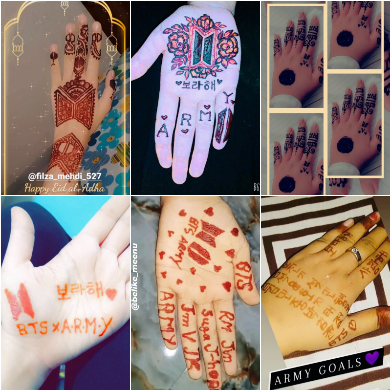 BTS INSPIRED HENNA TATTOO TUTORIAL  ARMYs Amino