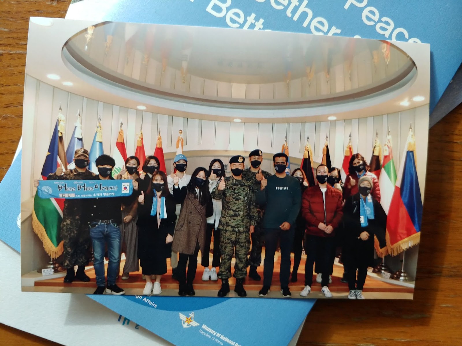 Souvenir photo from the International Peace Supporting Standby Force