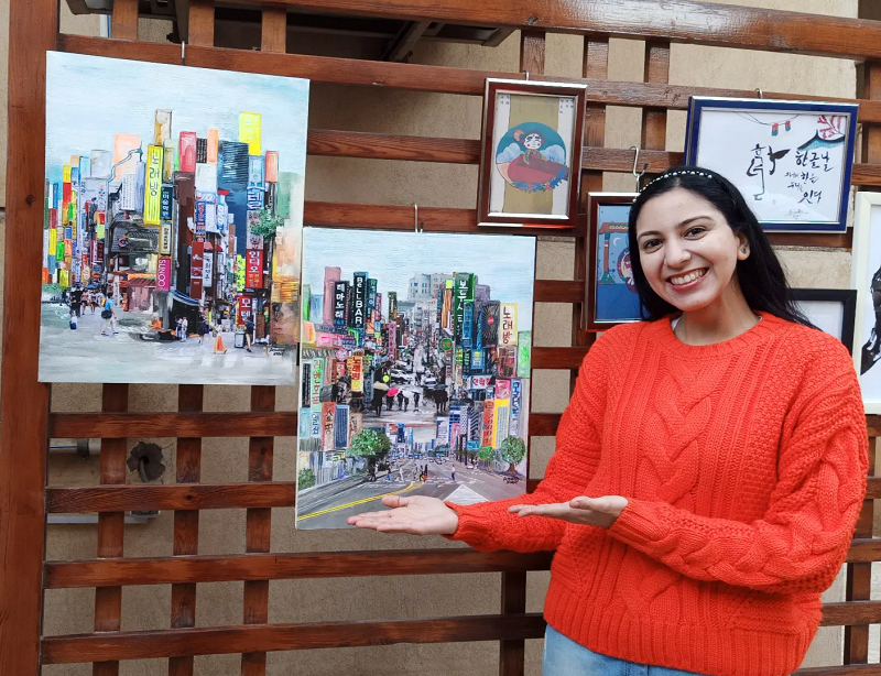 Amani Nabil and her work (Nurhan Mustafa Abdel Fattah Muhammad)