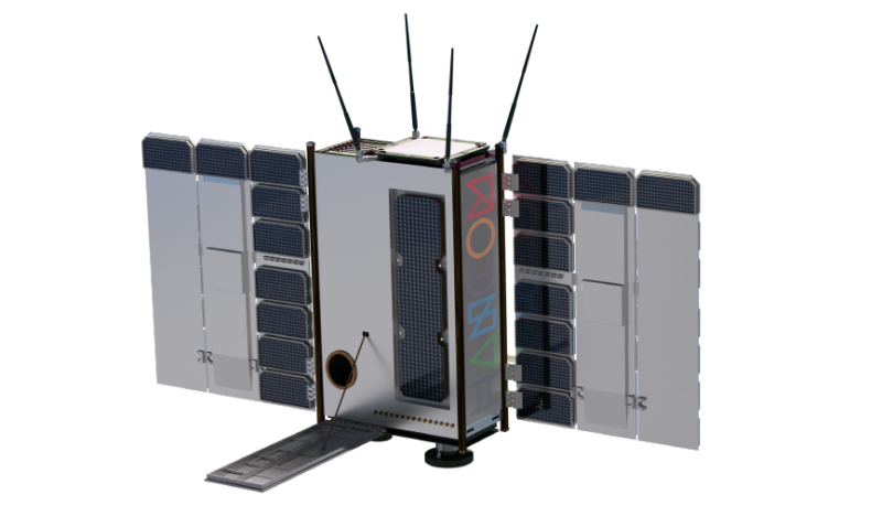 An image of Korea's first private Earth observation satellite Sejong-1 (Hancom Group)