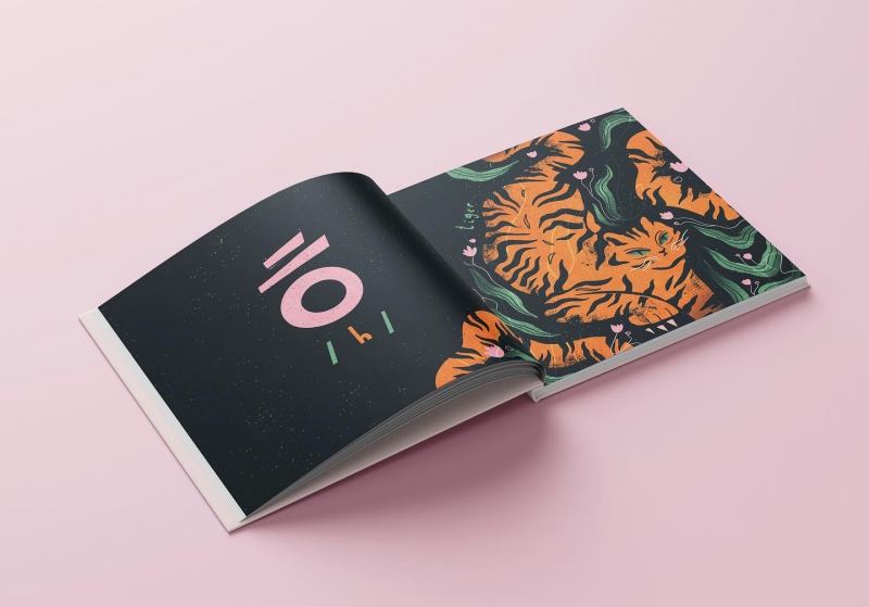 The art book 'Hangeul Artbook' is a bridge between my two passions: illustration and the study of foreign languages