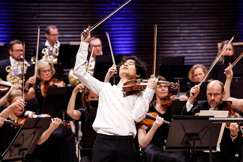 Violinist Yang In-mo on May 29 made history as the first Korean to win first prize at the International Jean Sibelius Violin Competition, whose 12th edition was held in Helsinki, Finland. (Minna Hatinen)