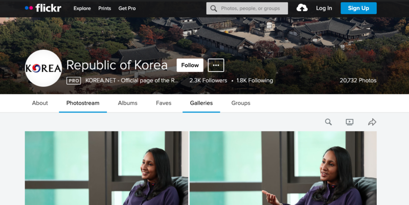 Flickr Page of Korea.net
