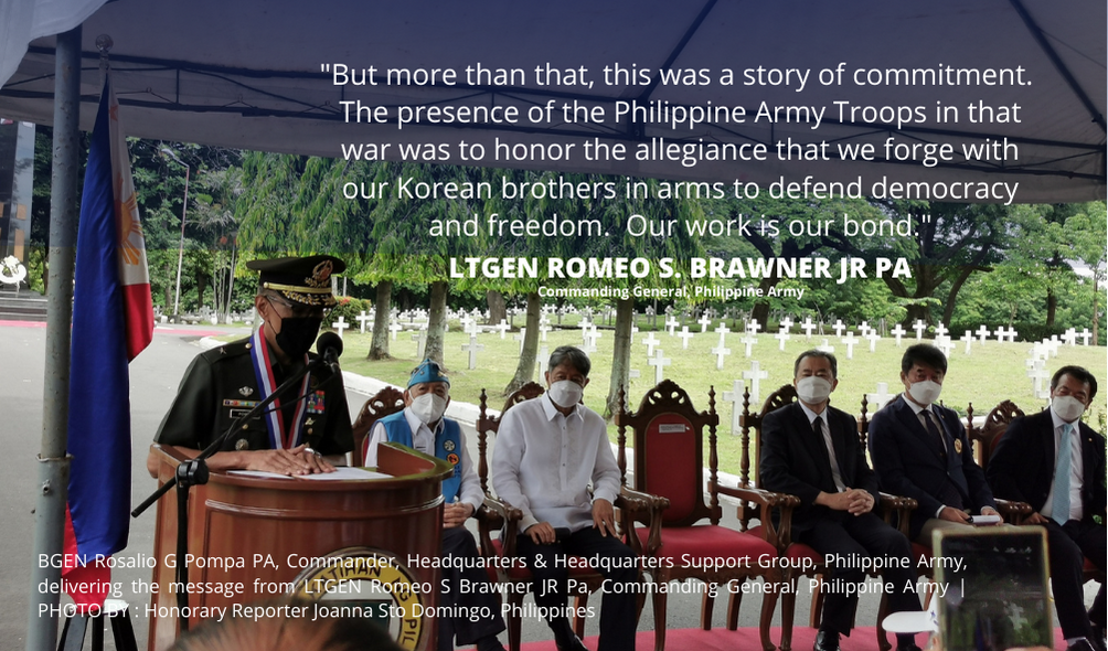 Gen Rosa Philippines Event in Philippines marks 72nd anniversary of Korean War's outbreak ...