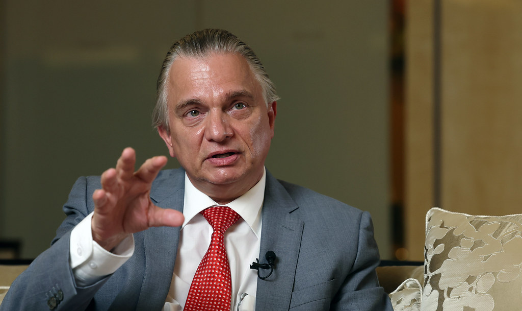 Costa Rican Minister of Foreign Affairs and Worship Arnoldo Andre Tinoco on July 7 speaks in an interview with Korea.net at the hotel Westin Josun Seoul in the city's Jung-gu District.