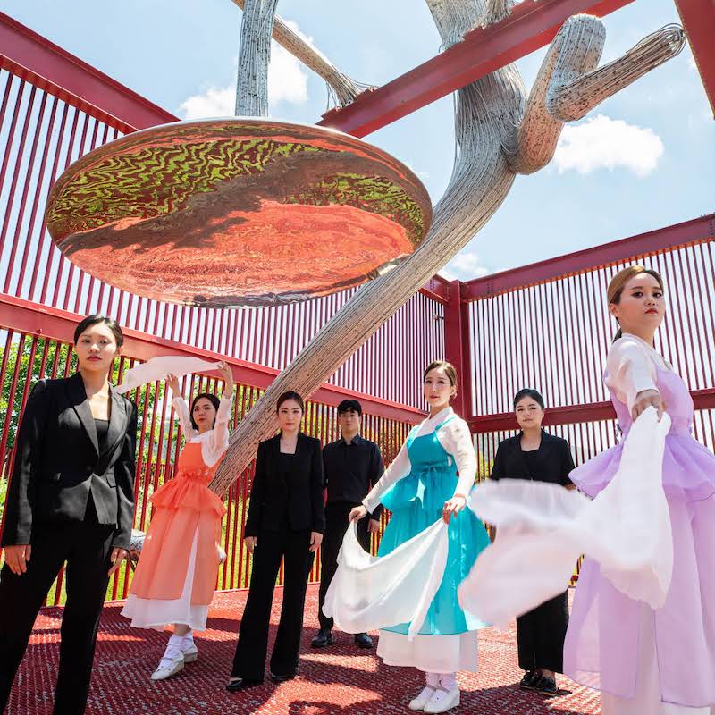 Modern Gugak Arisu performs at the National Gugak Center in Seoul.