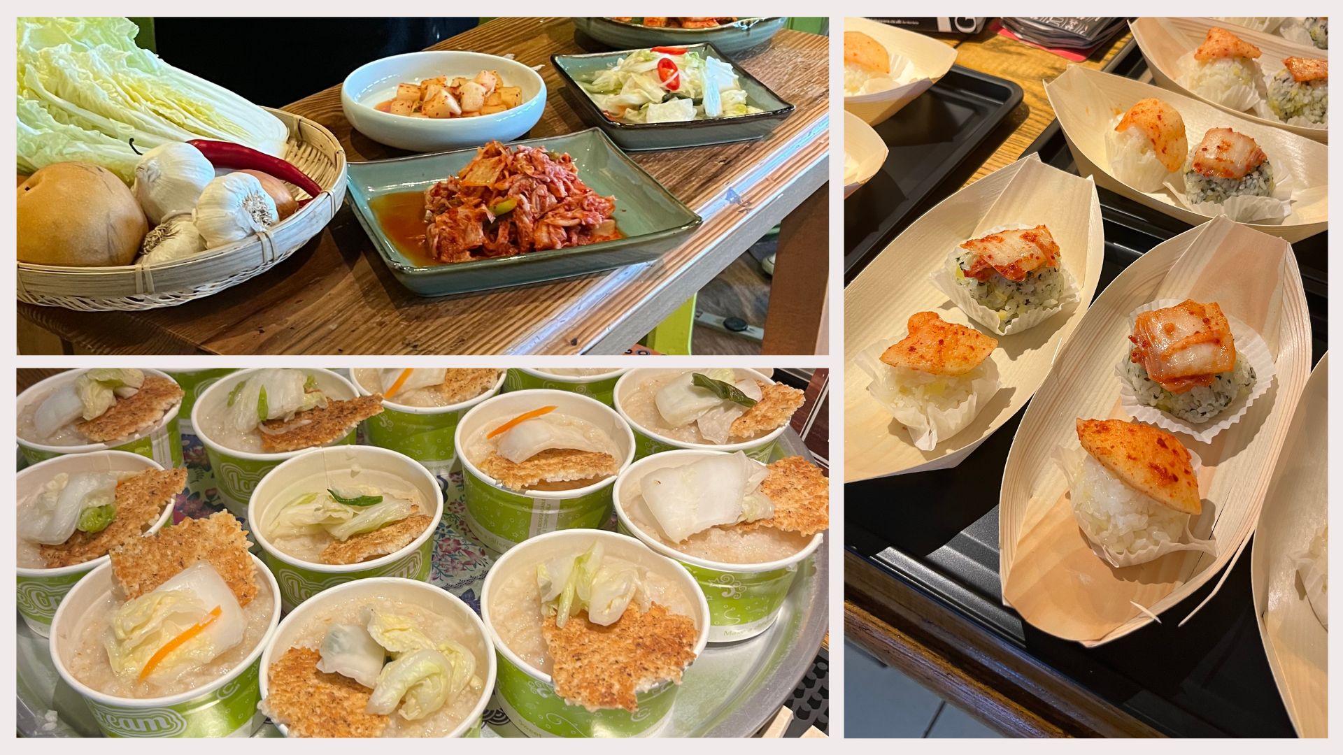 Kimchi tasting session held inside Bar Malden, next to St. George's Square. 