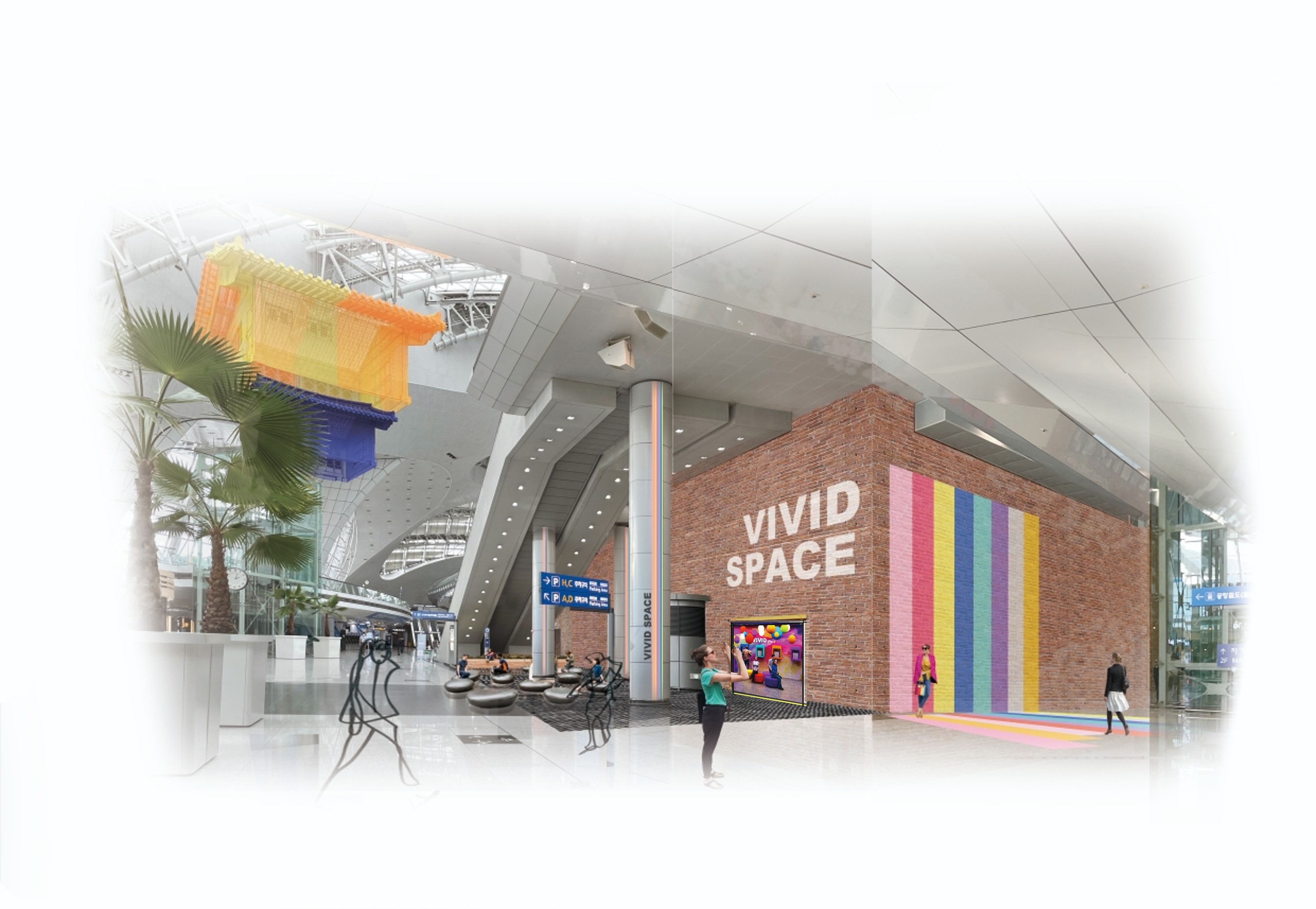 Incheon International Airport has opened Vivid Space, an exhibition hall featuring content presented through technological convergence.