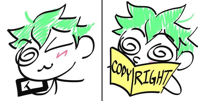 These are self-portrait characters drawn by webtoonist Maanchwee. (Maanchwee) 