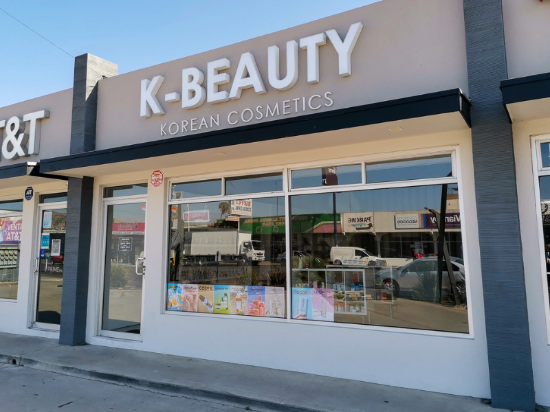 Exterior view of the store