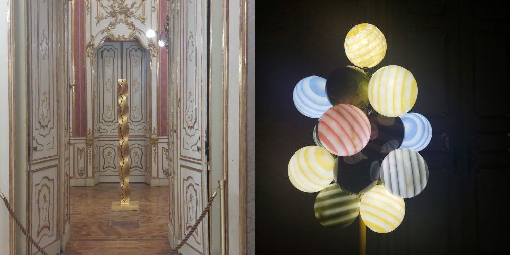 These sculptures by artist Park Eun-sun are displayed at Palazzo Litta in Milan, Italy. 