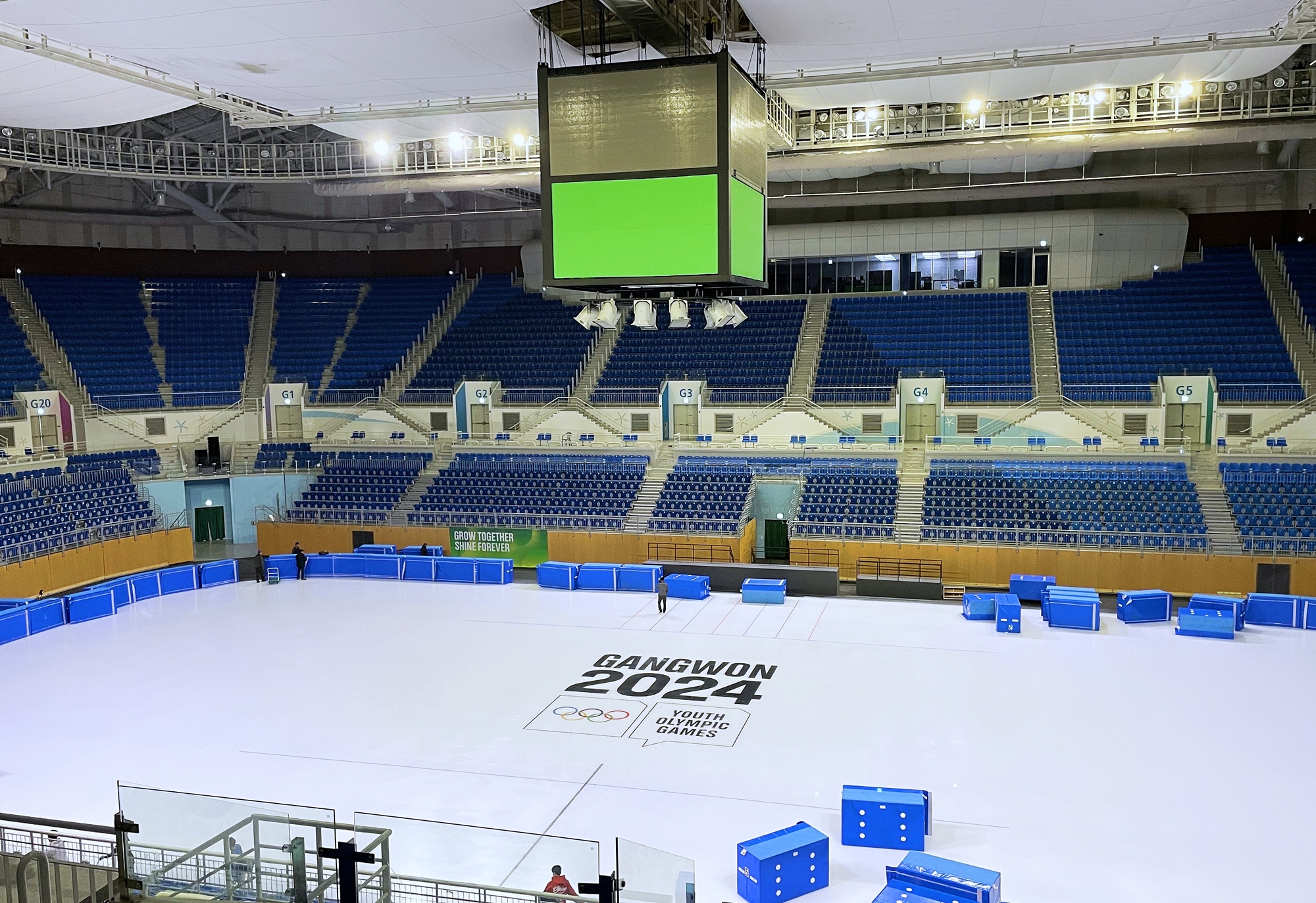 Gangneung Ice Arena hosts figure skating and short track at Gangwon 2024. 