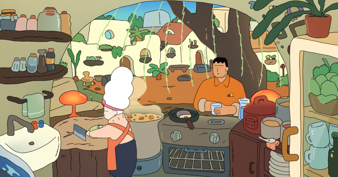 Two domestic animated works have been nominated in the international competition category of Belgium's Anima, the Brussels International Animation Film Festival. Shown is a scene from 