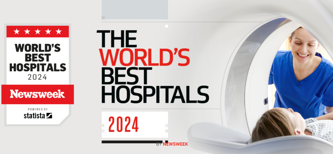 Seventeen domestic hospitals made the list of this year's world's top 250 released on March 5 on the website of the U.S. magazine Newsweek. (Screen capture from Newsweek's website)