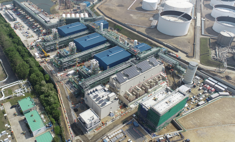 This is an aerial view of the world's largest liquefied hydrogen plant in Incheon, which began operations on May 8. (Ministry of Trade, Industry and Energy)