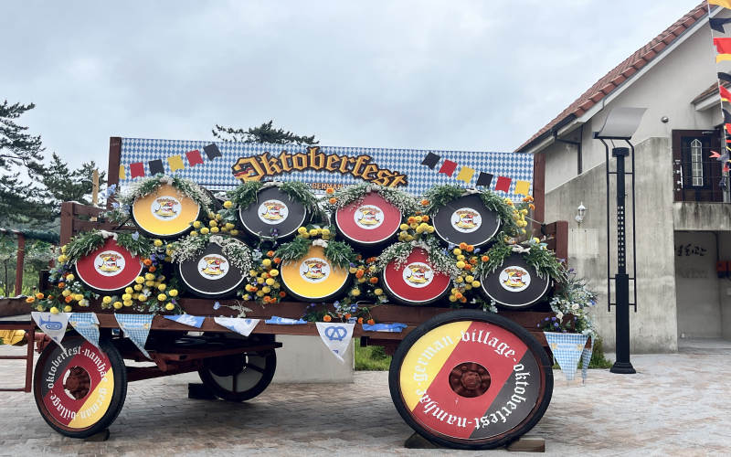 Decoration at German-style village 