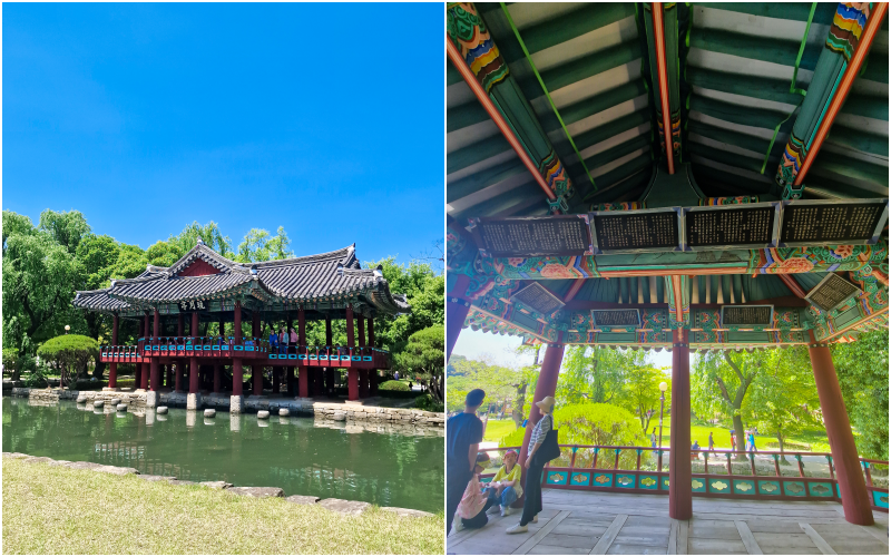 Traditional pavilion at Chunhyang Festival