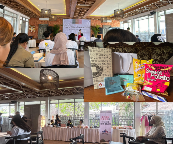 Event's situation and souvenirs given to the visitors. Photo by: Claudya Agatha Mande.
