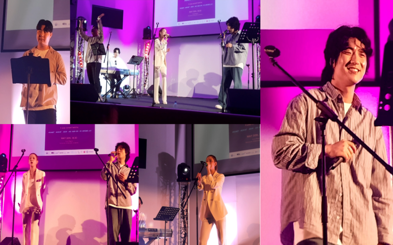 Rosy, Yoonbit, Moment, Hoe Kun Kim and Do Gyeong Lee performed a wonderful concert