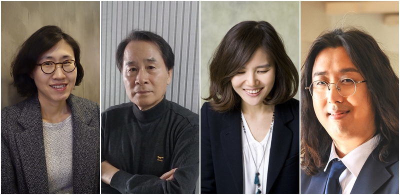 Four Korean writers -- (from left) Jin Eun-Young, Lee Seung-U, Pyun Hye Young and Ma Yeong-shin -- from June 12-15 will attend the event 