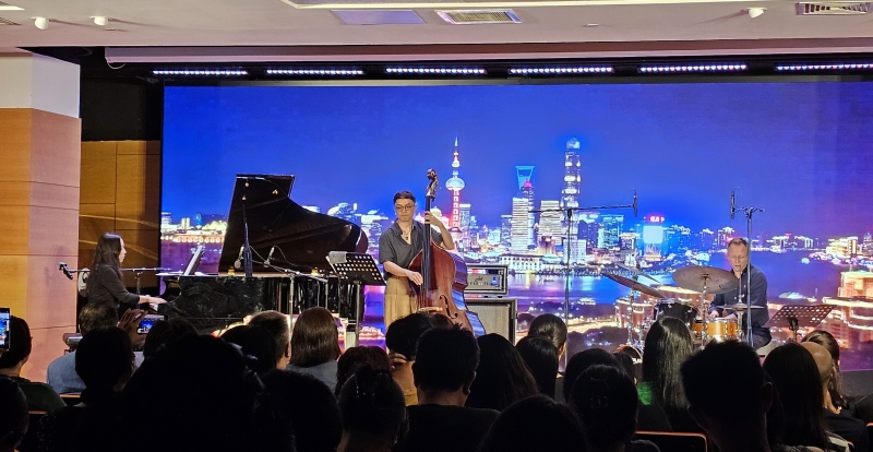 The jazz ensemble captivated the audience with their rendition of 