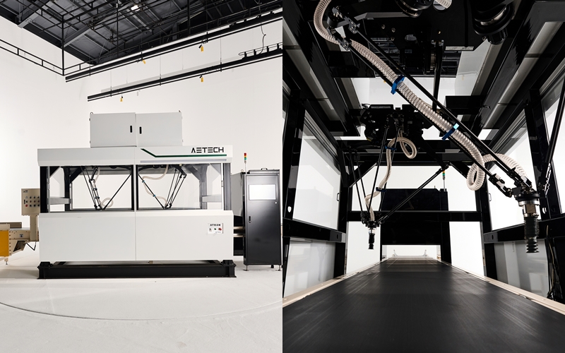 Atron is a waste-sorting robot developed by the domestic startup Aetech.  