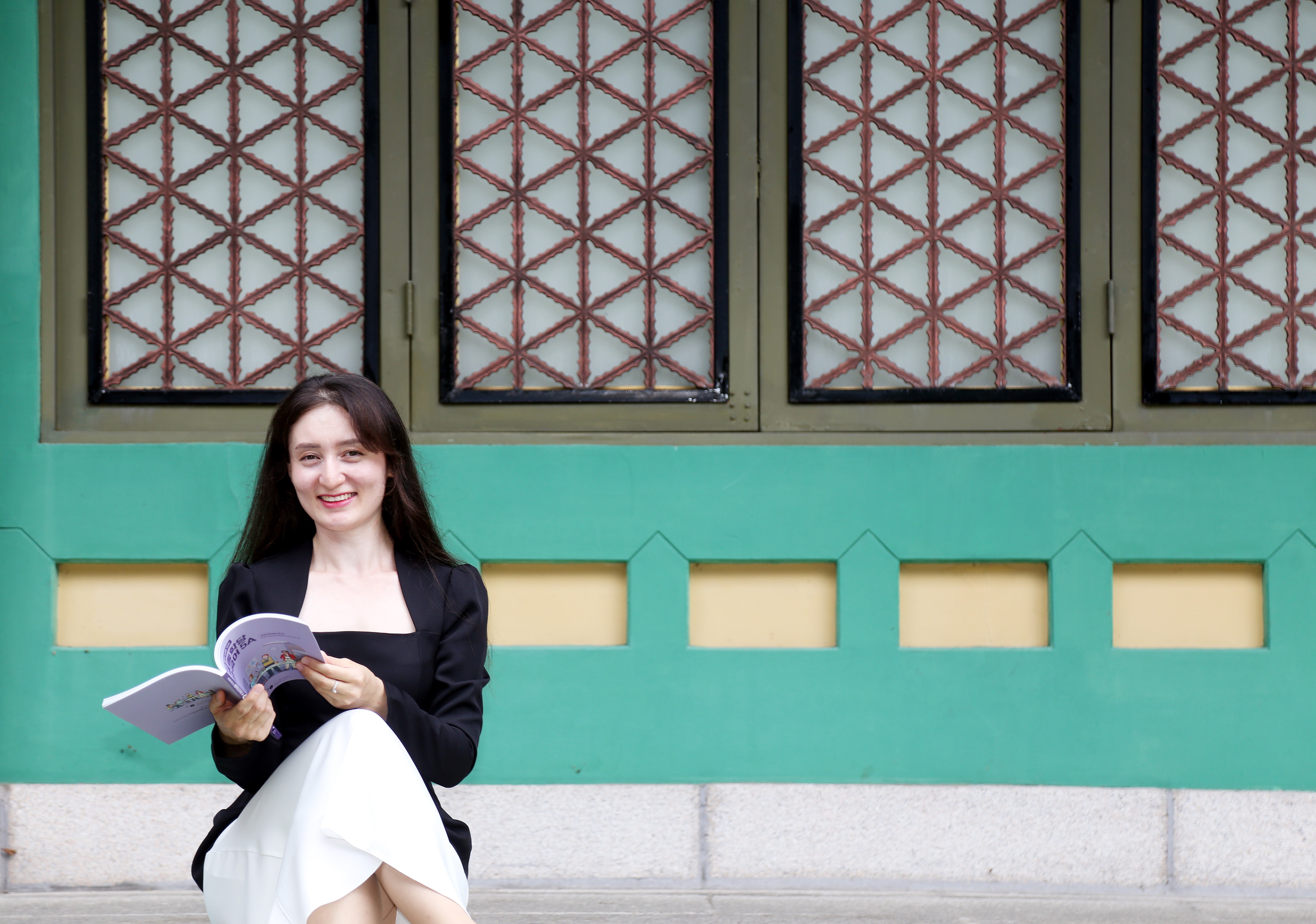 Dilbar Baimaganbetova, a Korean language teacher at the King Sejong Institute (KSI) in Kazakhstan. (KSI Foundation)  