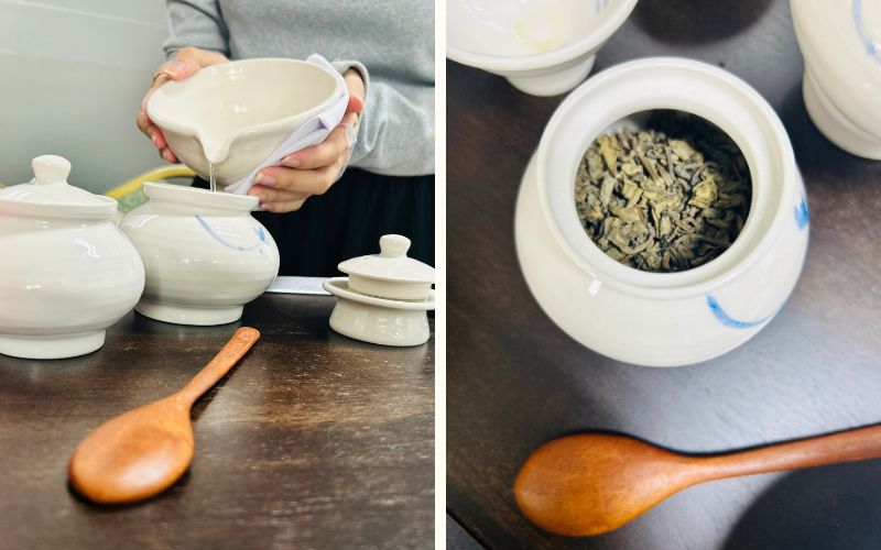 tea-making session using the Jungtubeob 
