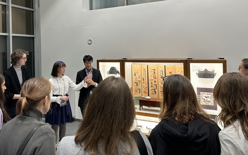 photo by 이미현 – part of the explanation for the Korean Culture Box exhibition