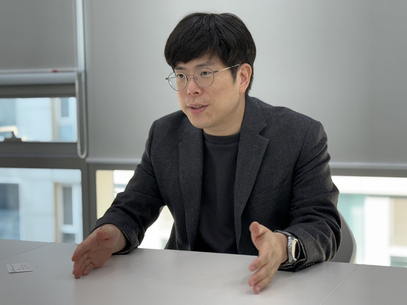 Fainders.AI CEO Ham Myungwon on Nov. 18 talks about his company's plan to advance to distribution markets abroad.