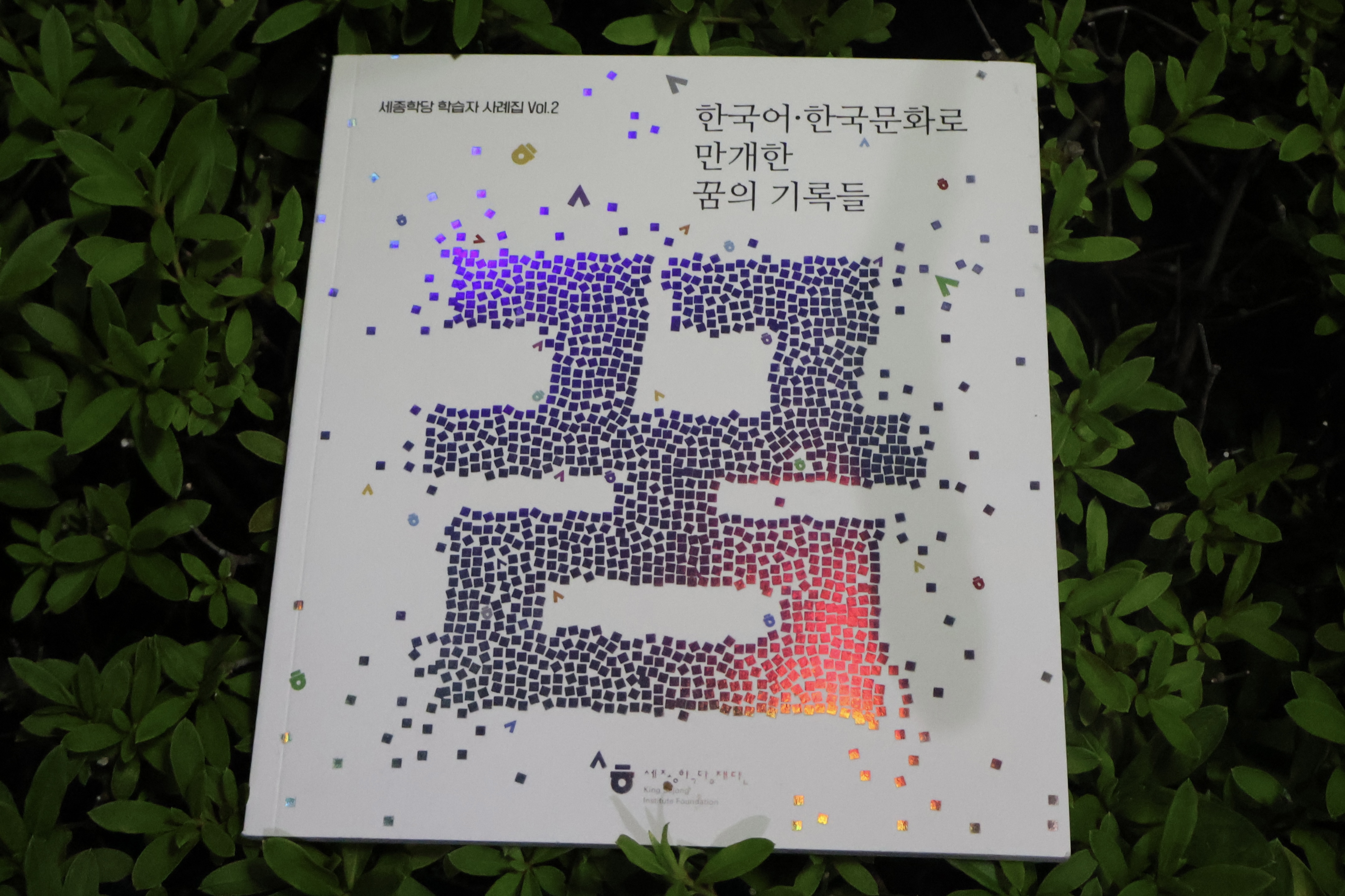 'Dream' Booklet With the Tagline 'Records of Dreams Blossomed Through the Korean Language and Culture.'/ Photo by: Narjes Gharavi