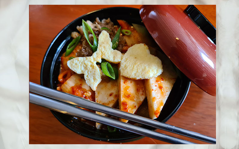 Presenting my very first kimchi jjigae, made with my recipe of cabbage kimchi.