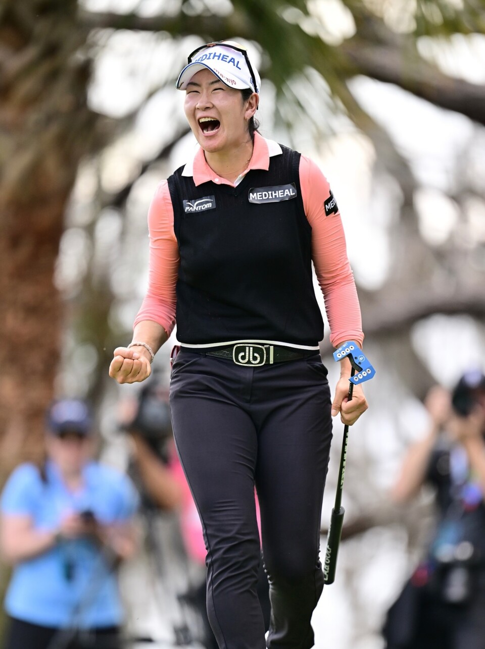 Kim A-lim on Feb.3 won with total score of 20-under-par 268 at the Hilton Grand Vacations Tournament of Champions held in Lake Nona Golf & Country Club in Orlando, Florida. (LPGA official Instagram)