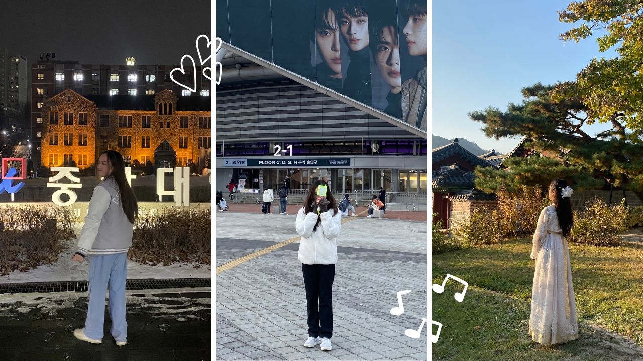 Genaya’s photos highlighting her time as an exchange student in Korea. Photo Credit: Genaya 