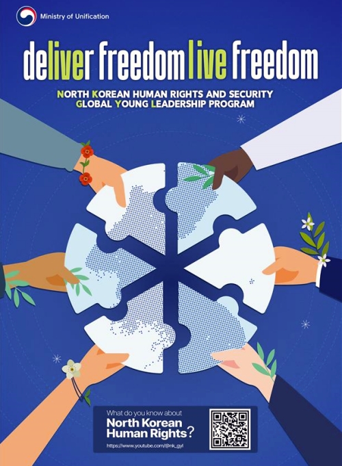 Official poster for North Korean Human Rights and Security Global Young Leadership Program (Ministry of Unification)