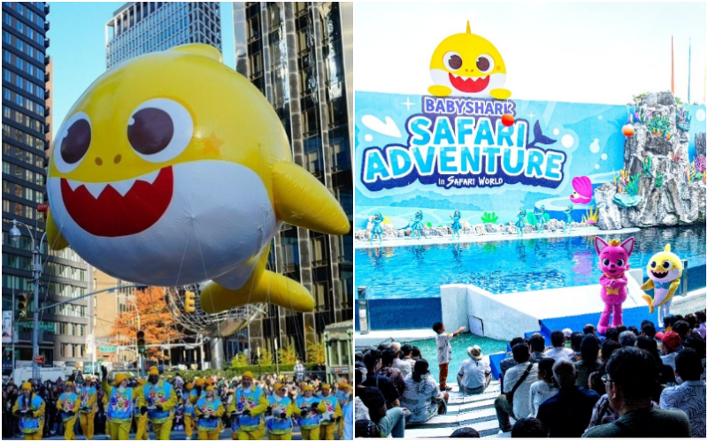 Baby Shark makes appearances at special events in major cities worldwide. 