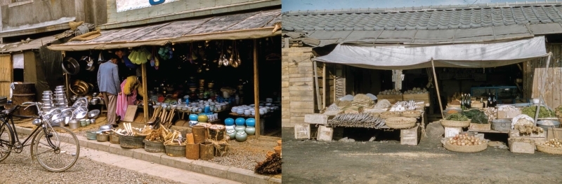 The marketplaces of Incheon’s Bupyeong District during the 1950s and 1960s.