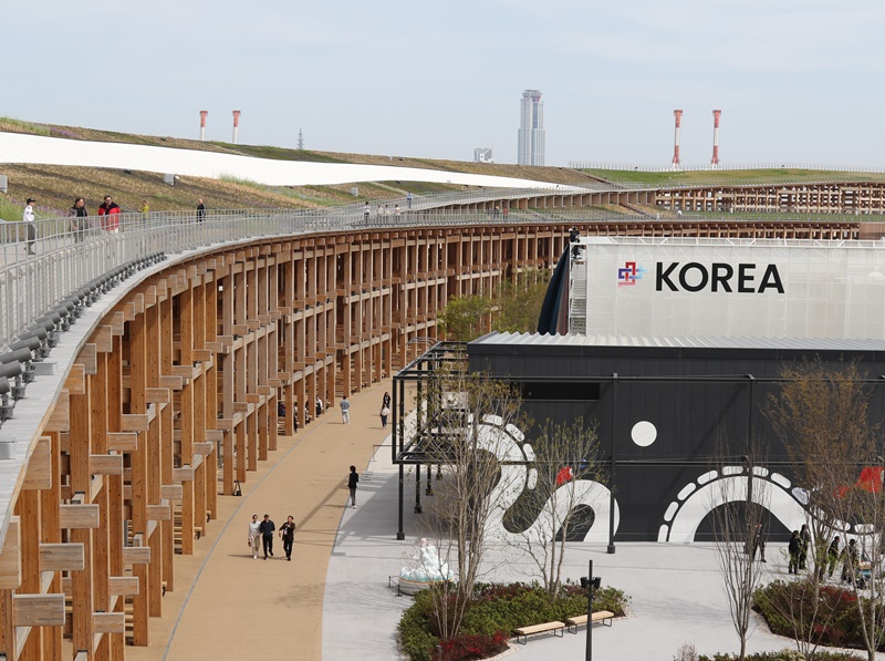 Republic of Korea Pavilion at World Expo in Osaka, Japan (Yonhap News)  