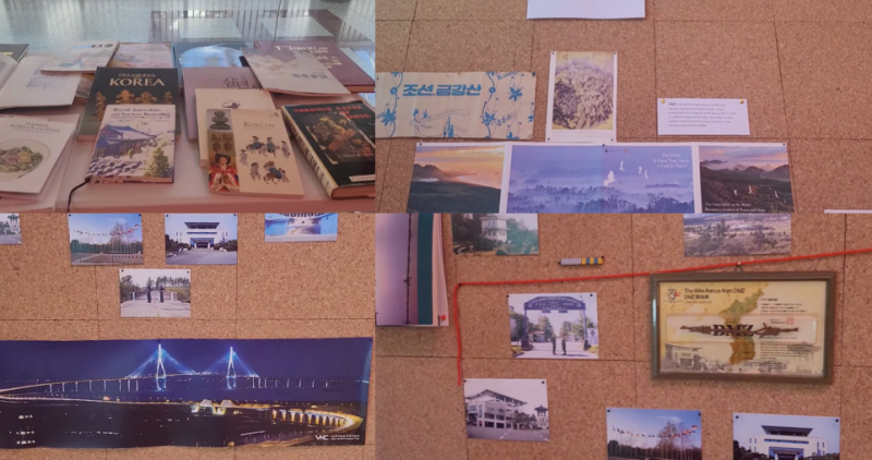 The exhibition is divided into different sections, including Hangeul (Korean Alphabet), Korean Calligraphy, Demilitarized Zone (DMZ), National Costumes, Folklore, Food and Crafts. (George Barker)