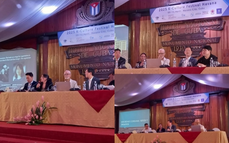 Professors from renowned universities in both countries shared insights into socio-cultural exchanges between Korea and Cuba on April 10, the second day of the event.