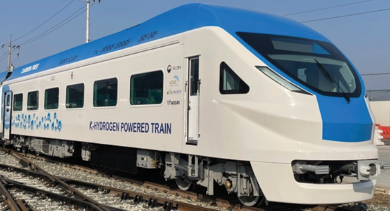 Hydrogen-powered electric train (Korea Agency for Infrastructure Technology Advancement's official blog)