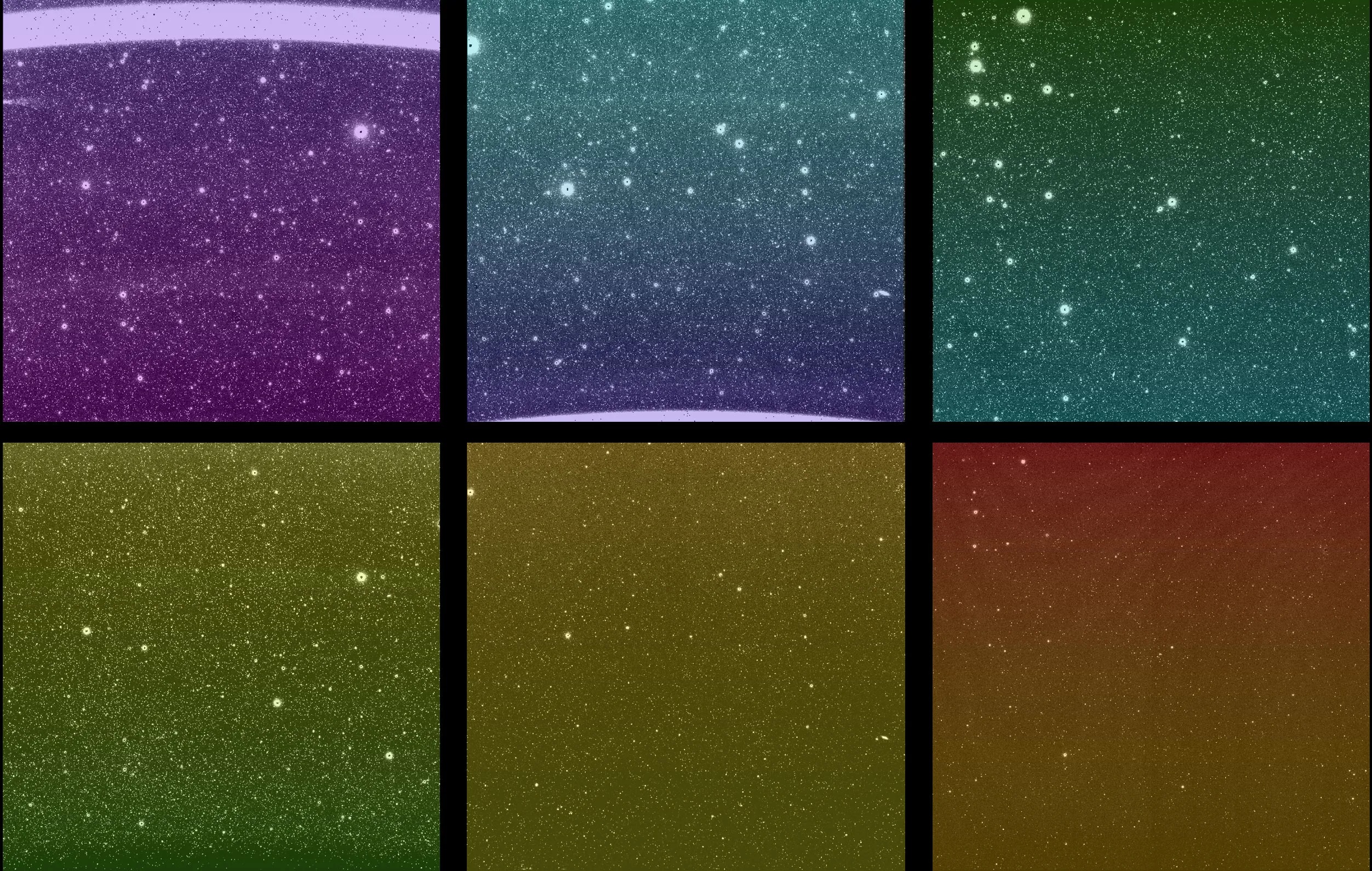 The first photo taken by the Spectro-Photometer for the History of the Universe, Epoch of Reionization, and Ices Explorer (Spherex), a space telescope jointly developed by KASA and NASA, was released on April 2. (NASA / California Institute of Technology)