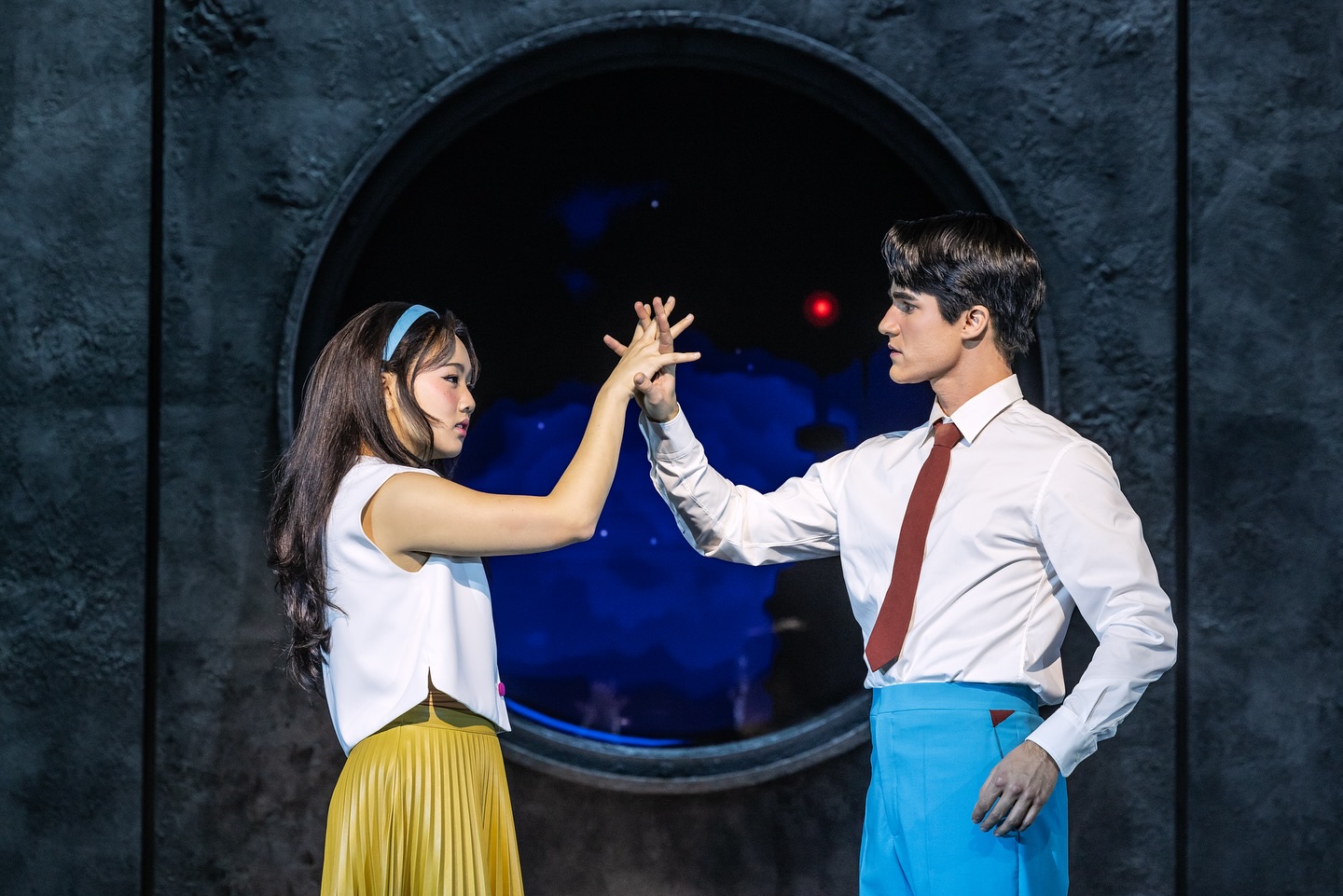 This scene is from the musical 