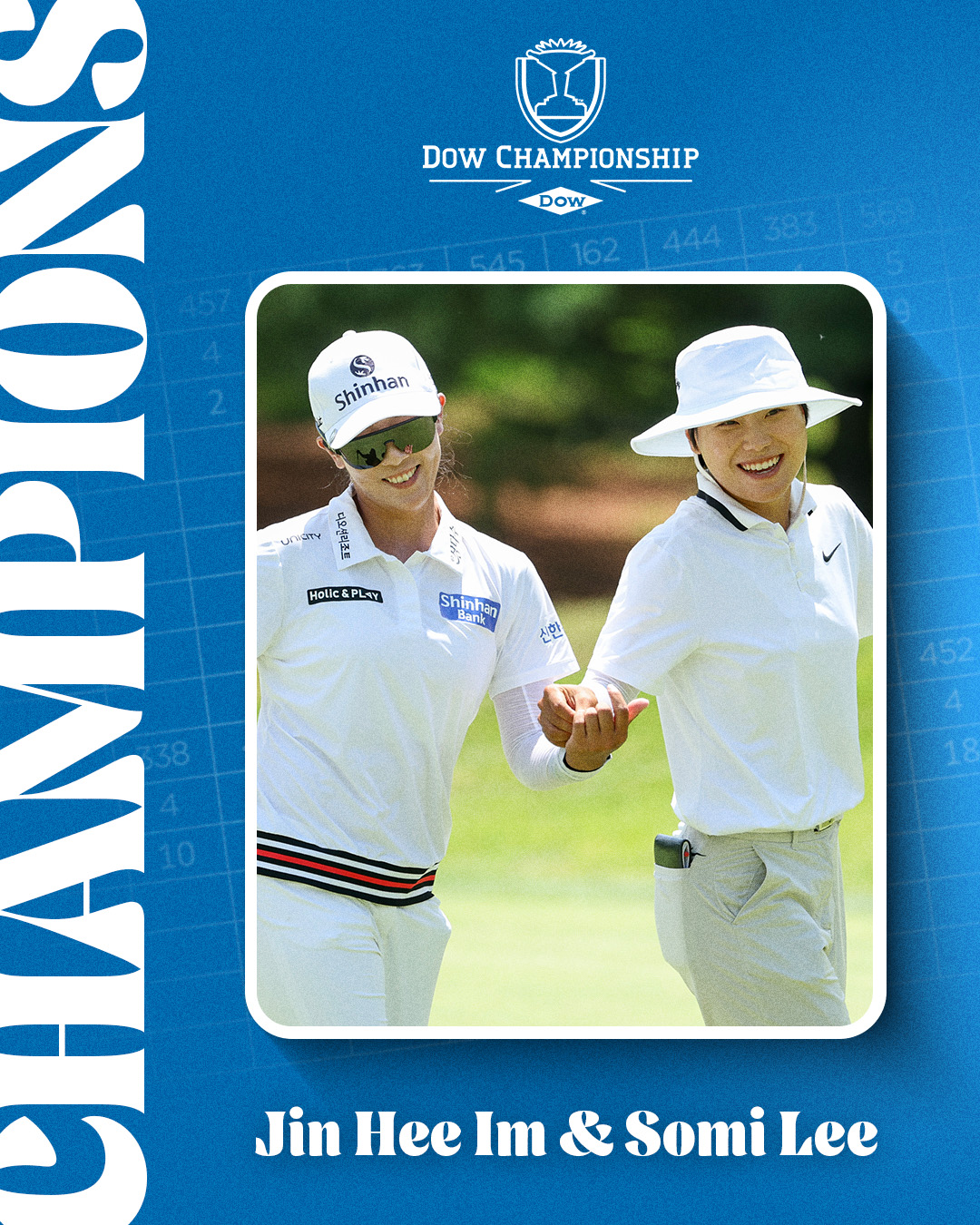 Im Jin Hee and Lee Somi win their first team tournament on the LPGA Tour. (LPGA's Facebook page)
