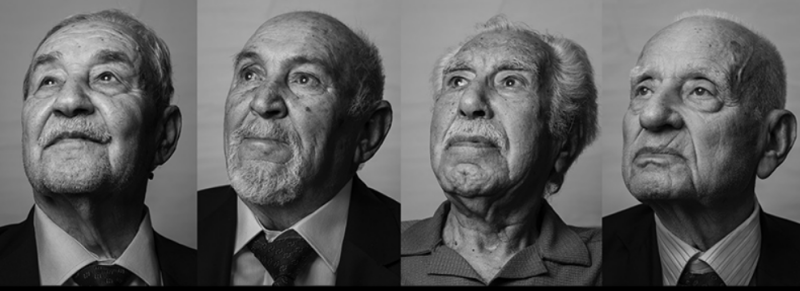 According to Shin, black and white photos help emphasize facial expressions, wrinkles, and eyes. (Shin Jung-hwan)