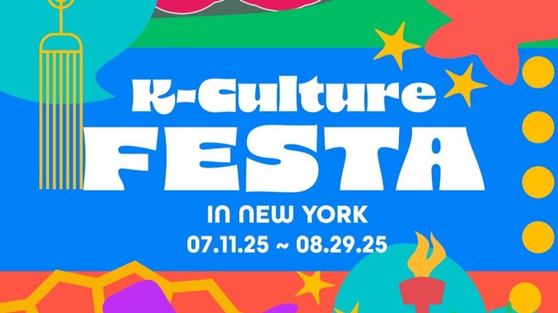 Official poster of K-Culture Festa in New York (Korean Cultural Center in New York)