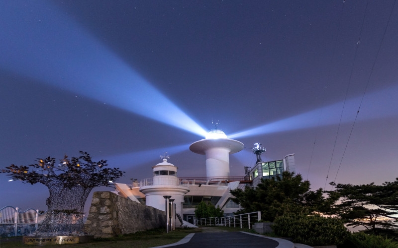 Korea's first lighthouse stands tall on Palmido Island in Incheon, guiding ships through history and time (Incheon Metropolitan City)