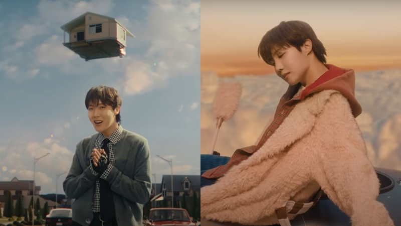 Scenes from J-Hope’s “Sweet Dreams” official music video (YouTube)